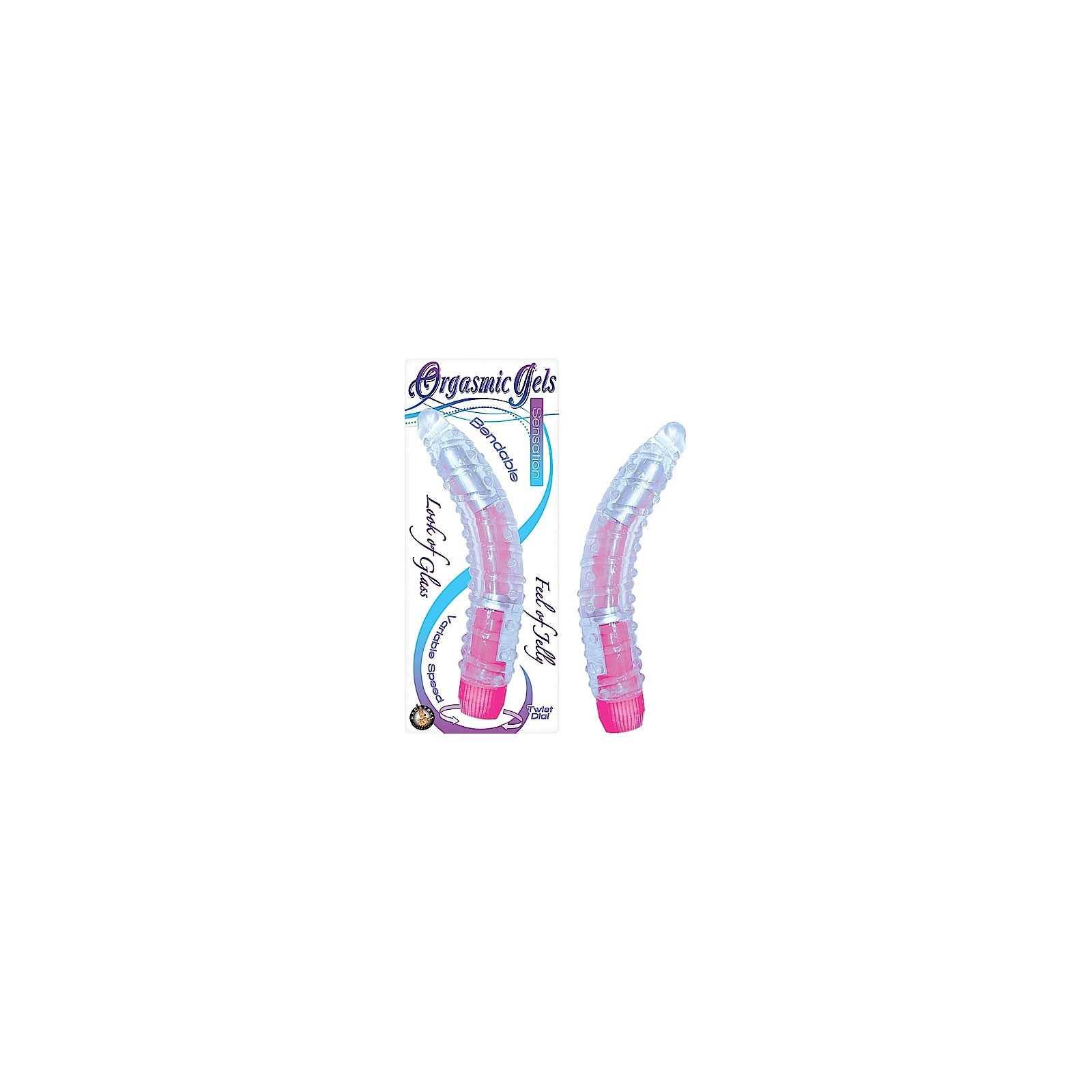 Orgasmic Gels Sensation Pink Bendable Vibe Orgasmic Gels Sensation Pink Bendable Vibe