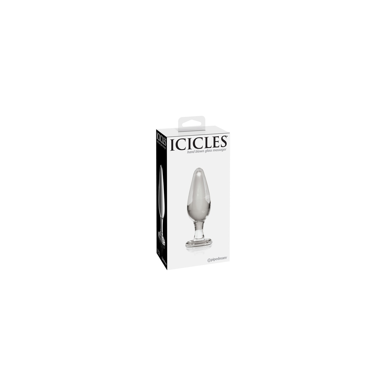 Pipedream Icicles No. 26 Glass Anal Plug 4.5 in. Clear Pipedream Icicles No. 26 Glass Anal Plug 4.5 in. Clear