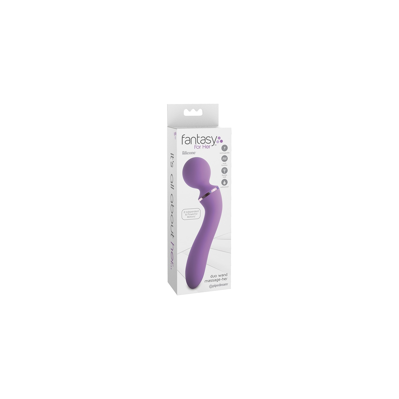 Pipedream Fantasy For Her Duo Massager-Her Pipedream Fantasy For Her Duo Massager-Her