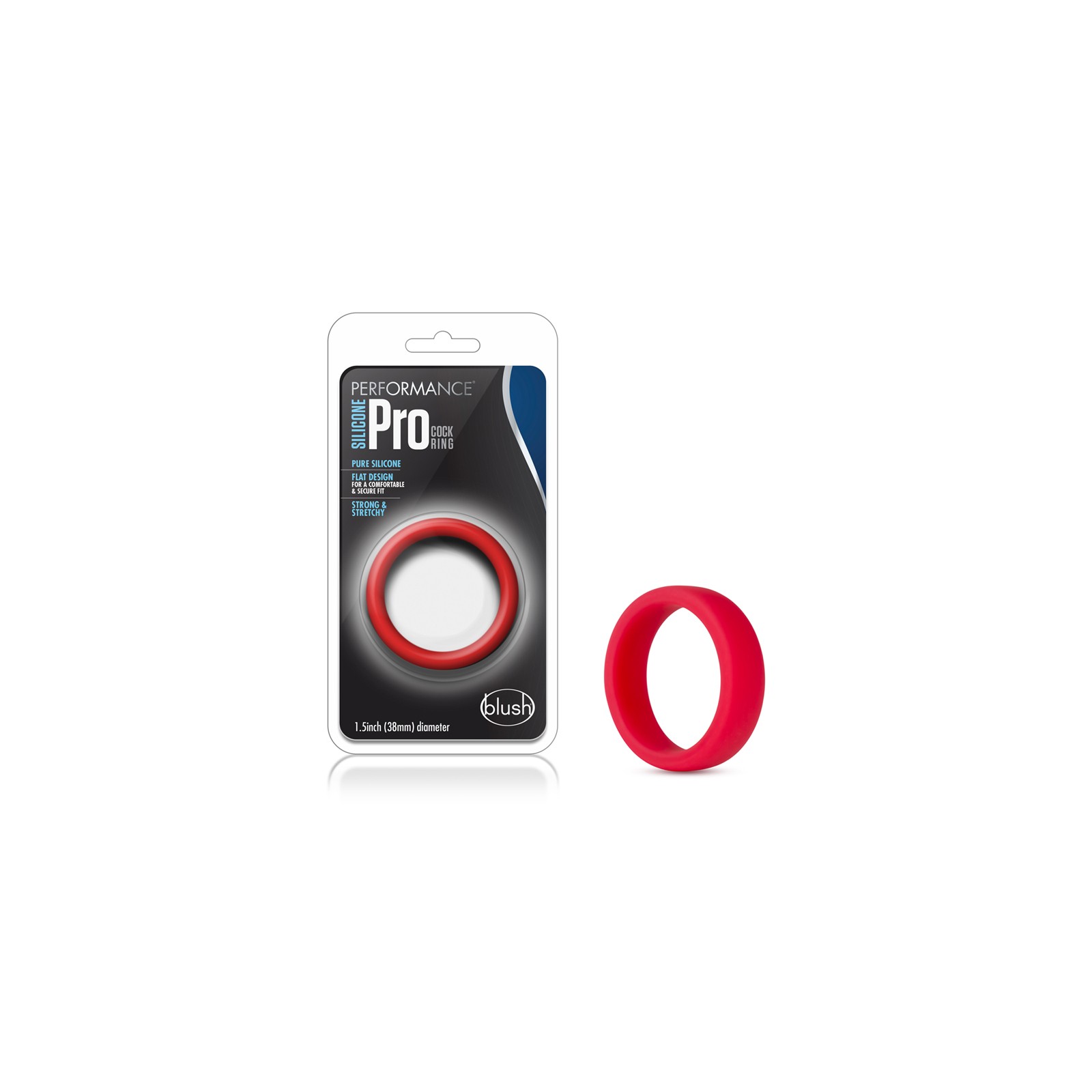 Anillo para Pene Performance Silicone Go Pro Rojo Anillo para Pene Performance Silicone Go Pro Rojo