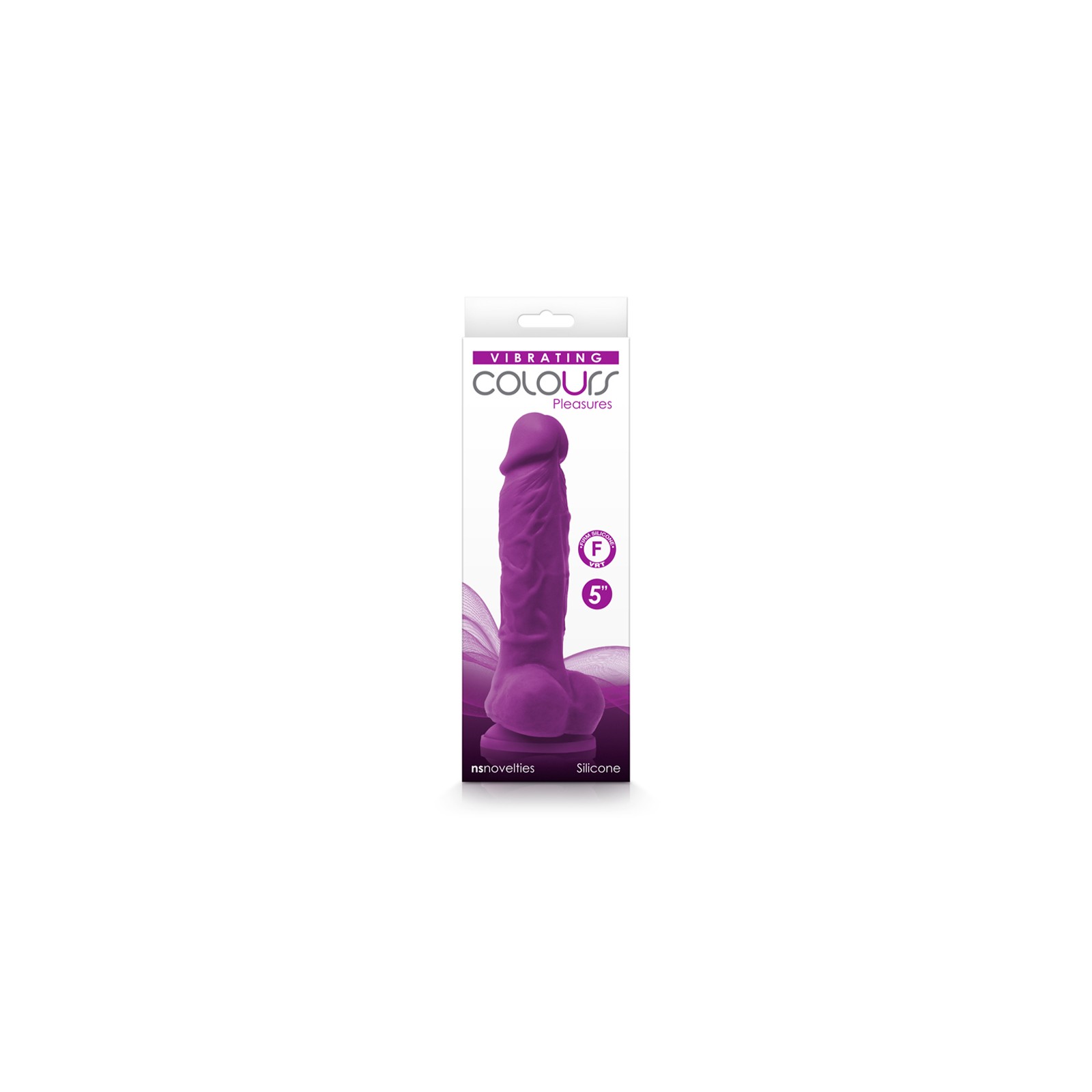 Colours Pleasures 5 in. Vibrating Dildo Purple Colours Pleasures 5 in. Vibrating Dildo Purple