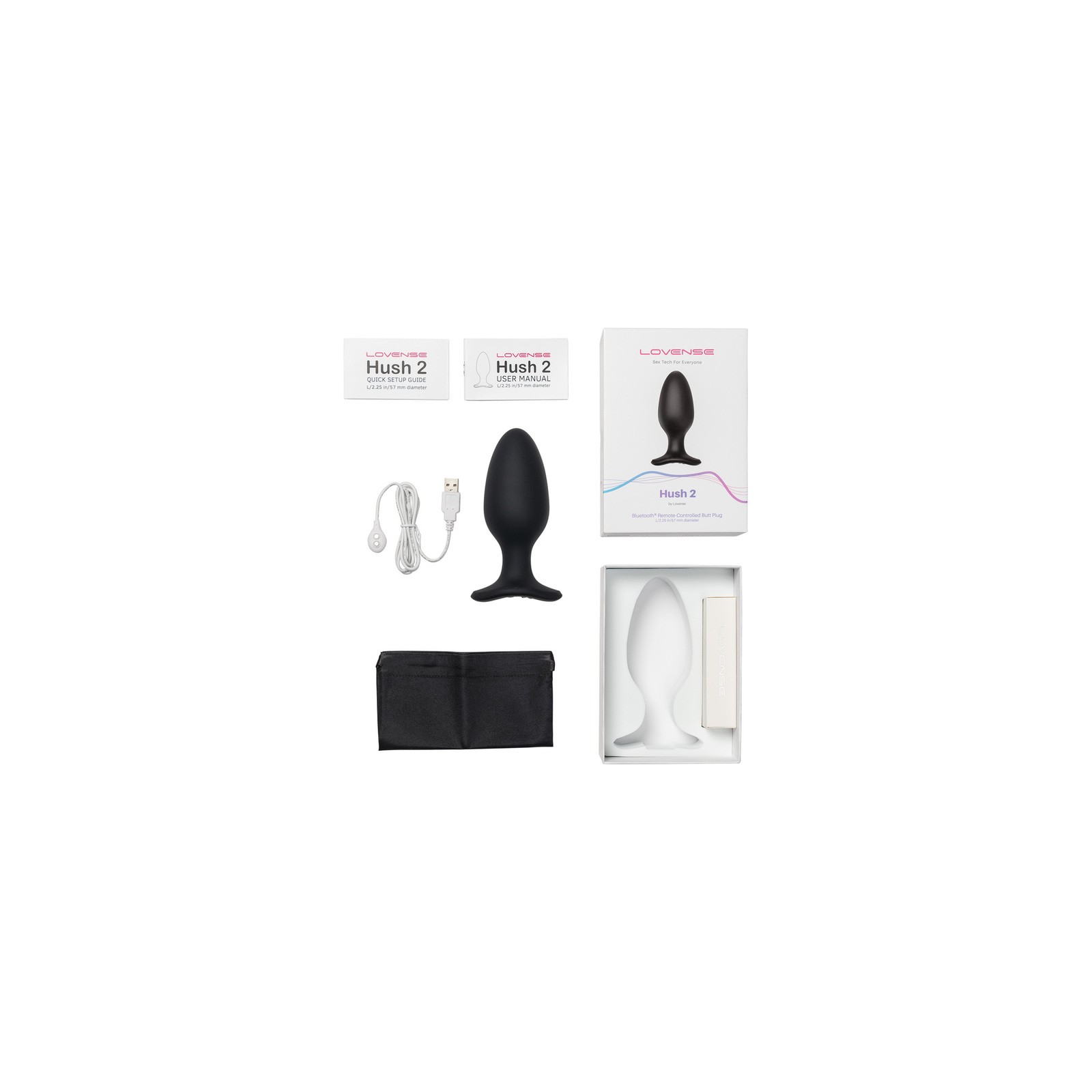 Lovense Hush 2 Plug Anal Vibrante Bluetooth Lovense Hush 2 Plug Anal Vibrante Bluetooth
