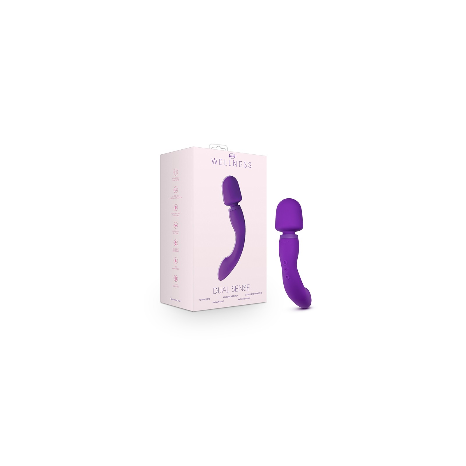 Vibrador Dual Sense para Punto G y Varita de Wellness para Placer Intenso Vibrador Dual Sense para Punto G y Varita de Wellness para Placer Intenso