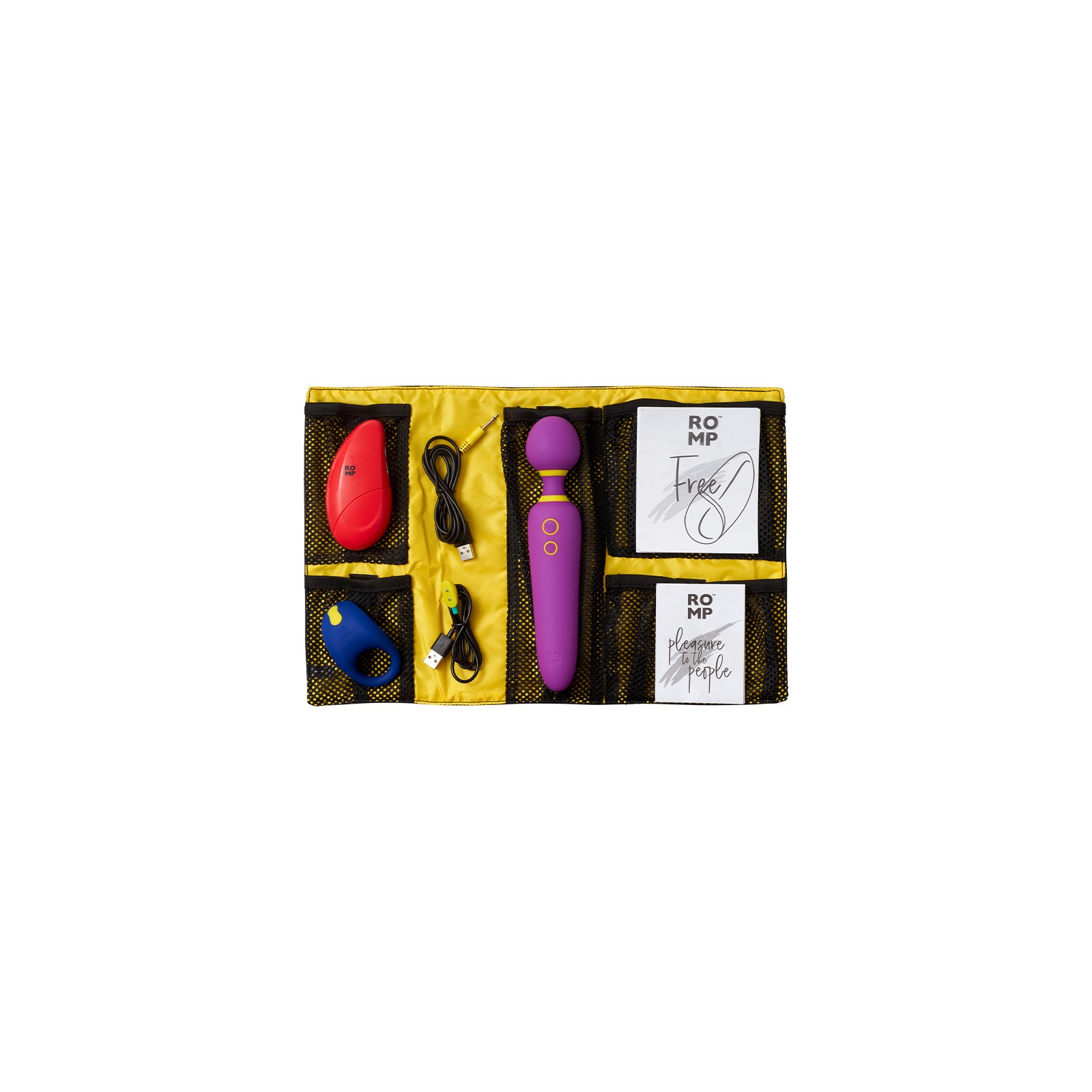 ROMP Pleasure Kit 4-Piece Vibrator Set ROMP Pleasure Kit 4-Piece Vibrator Set