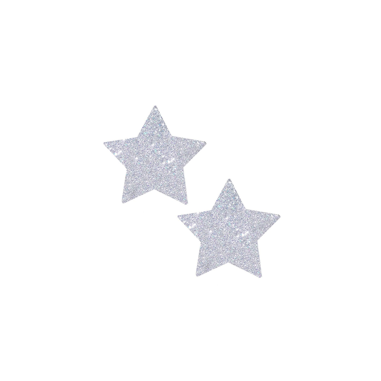 Neva Nude Pasty Starry Nights Silver Glitter - Handmade Body Accessories Neva Nude Pasty Starry Nights Silver Glitter - Handmade Body Accessories