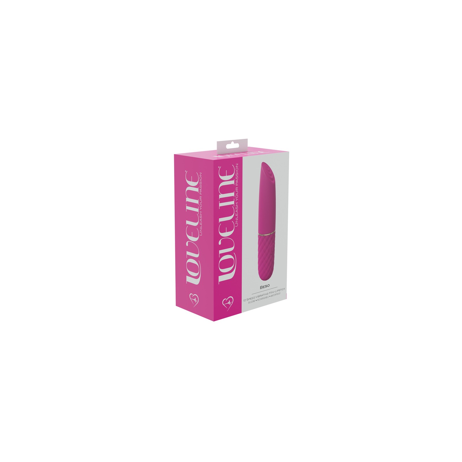 Vibrador Mini-Lápiz Labial LoveLine Beso - 10 Velocidades Vibrador Mini-Lápiz Labial LoveLine Beso - 10 Velocidades