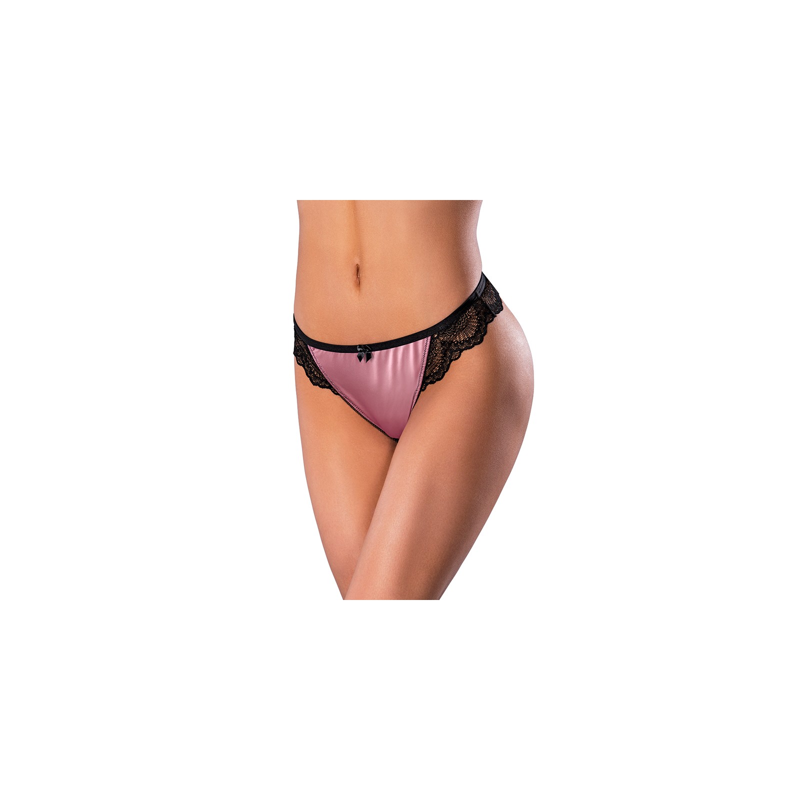 Magic Silk Crotchless Thong Mauve S/M Magic Silk Crotchless Thong Mauve S/M