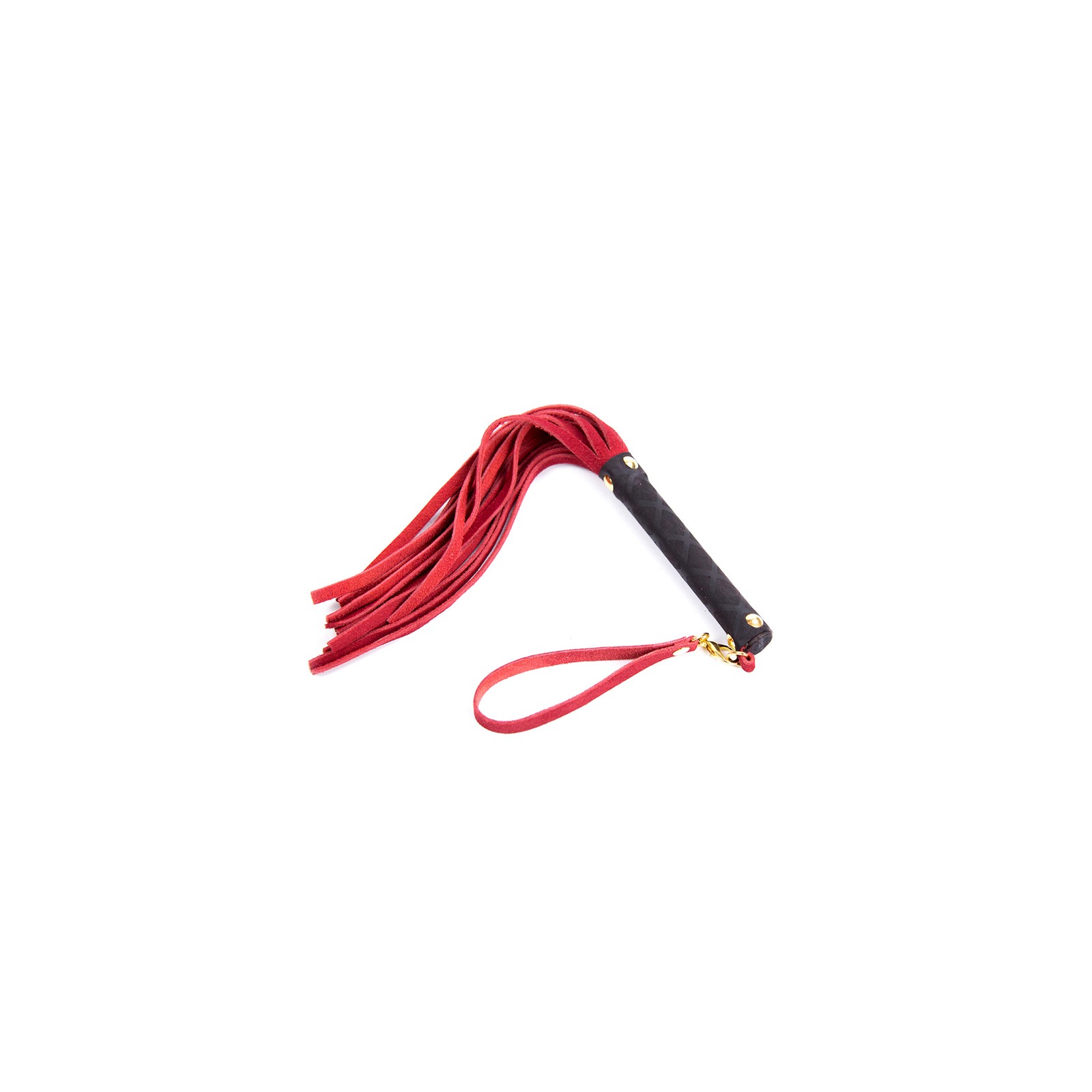 Mini Flogger de Cuero Ple'sur Rojo Mini Flogger de Cuero Ple'sur Rojo