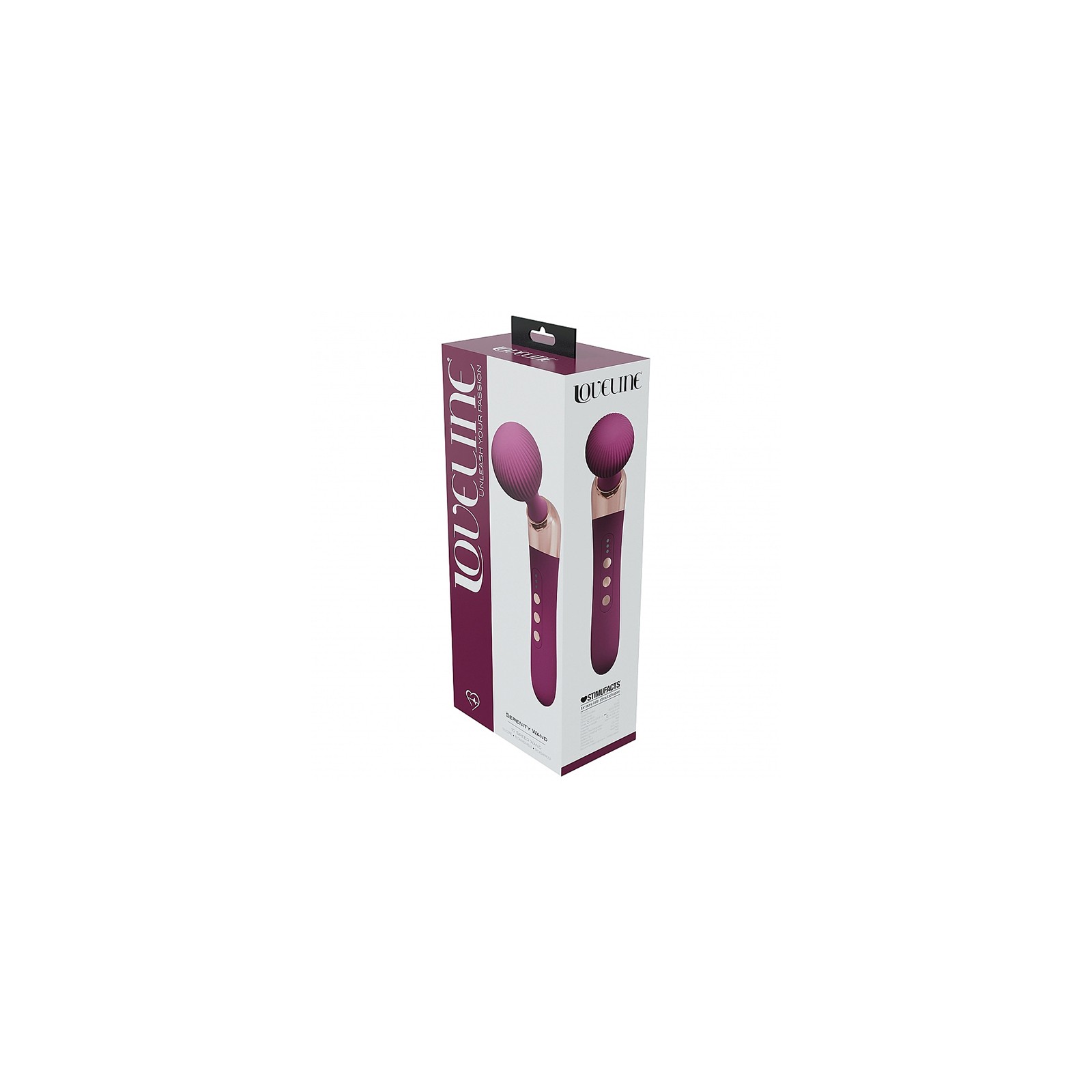 Vibrador LoveLine Serenity Wand de Silicona Recargable a Prueba de Agua Vibrador LoveLine Serenity Wand de Silicona Recargable a Prueba de Agua