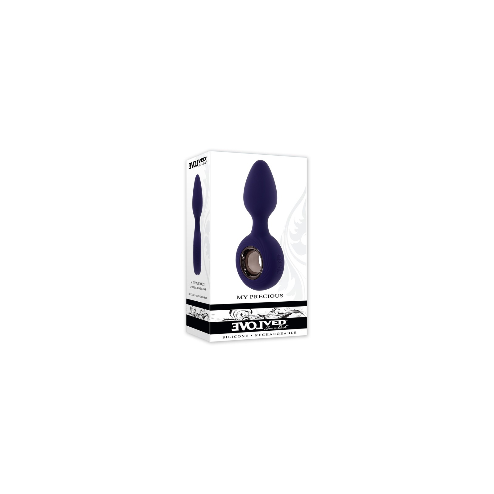 Plug Vibrador Evolved My Precious Morado Plug Vibrador Evolved My Precious Morado