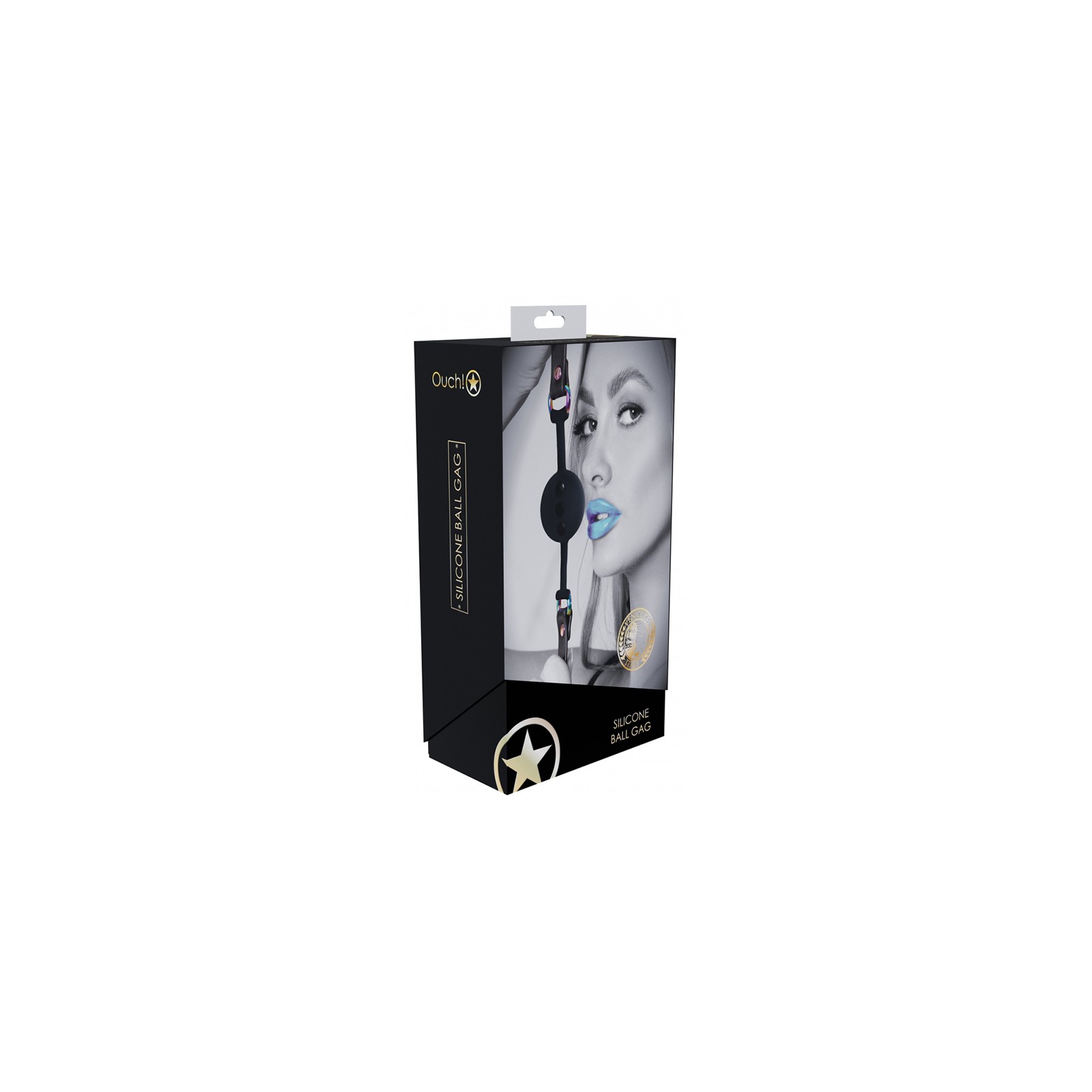 Ouch! Venice Collection Silicone Ball Gag - Fashion Meets Fun Ouch! Venice Collection Silicone Ball Gag - Fashion Meets Fun