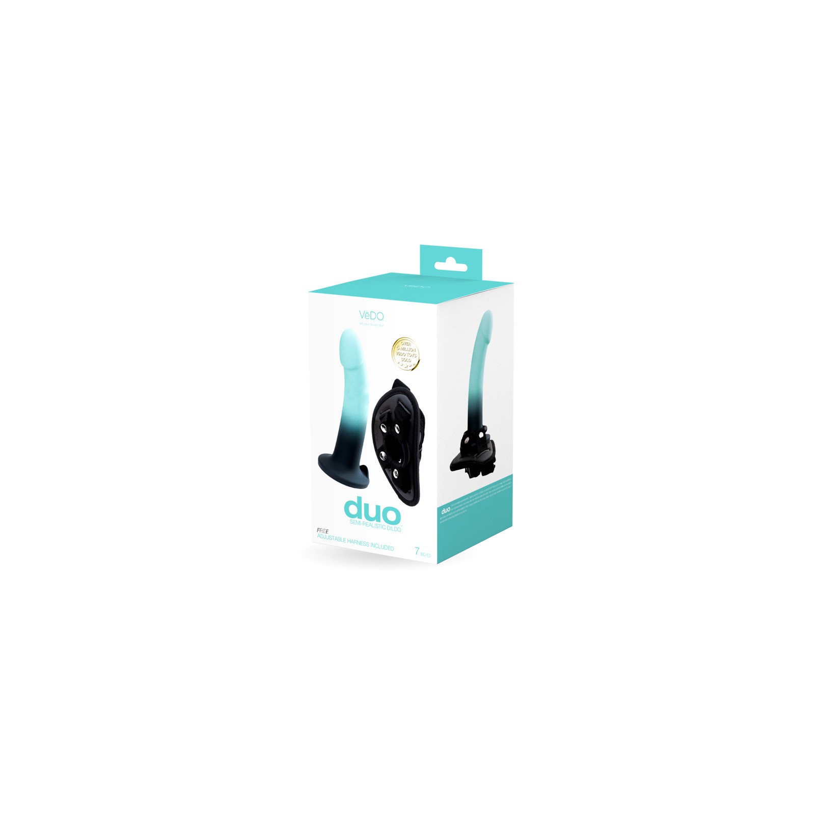 Dildo de Silicona VeDO Duo con Arnés Dildo de Silicona VeDO Duo con Arnés