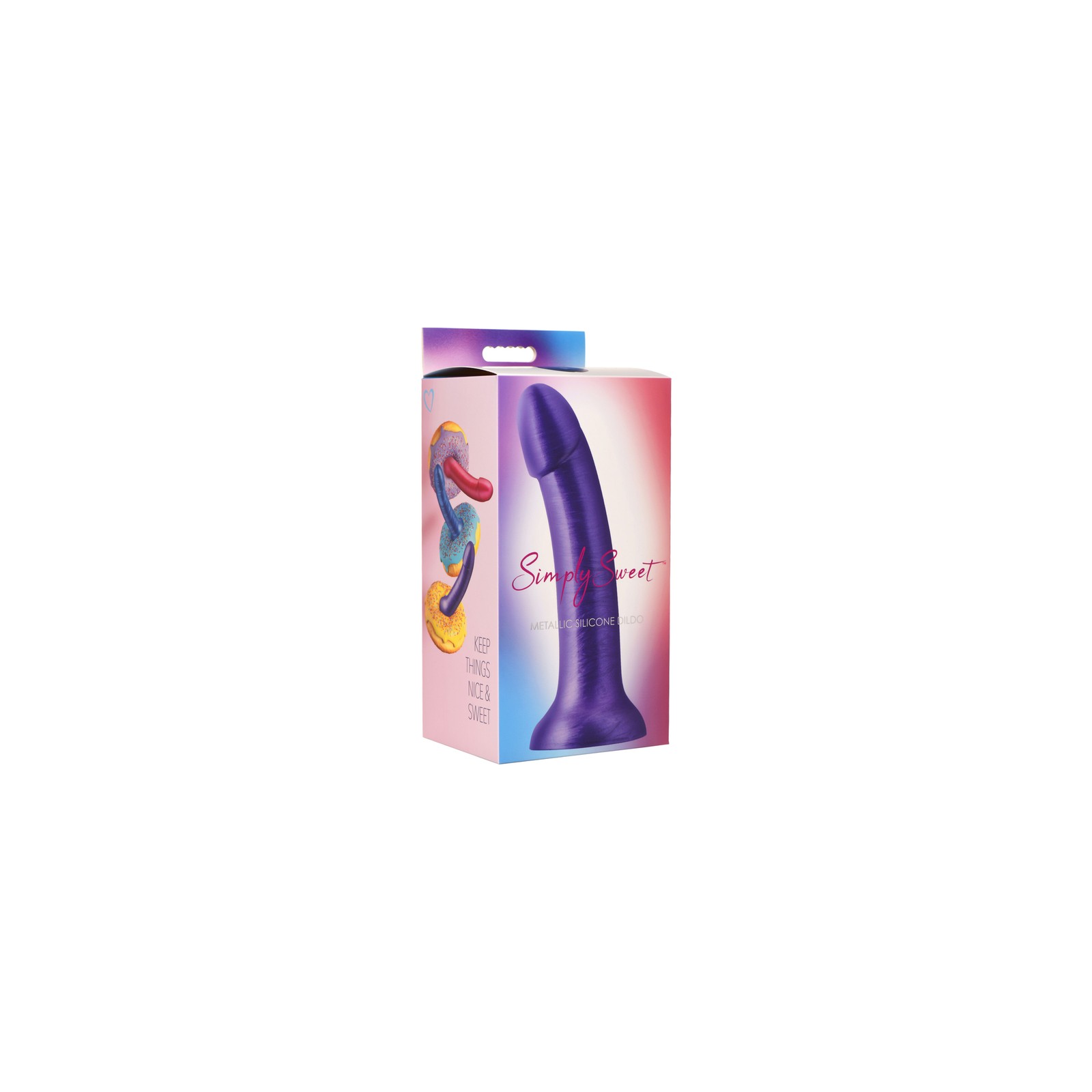 Simply Sweet 7 in. Silicone Dildo for Intense Pleasure Simply Sweet 7 in. Silicone Dildo for Intense Pleasure