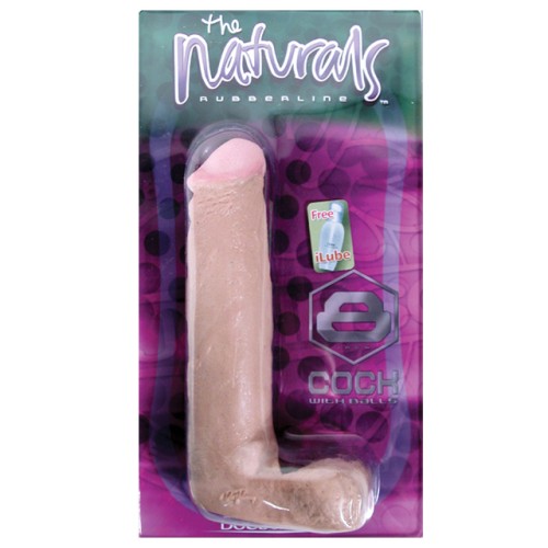 Dong de Naturals de 8in. con Bolas para Placer
