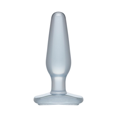 Plug Anal Crystal Jellies Claro Mediano