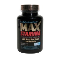 MaxStamina Estimulante Sexual Máximo 30 Cápsulas