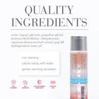 JO H2O Lubricante Anal Calentamiento a Base de Agua 4 oz.