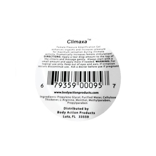 Body Action Climaxa 0.5oz - Amplificador de Placer Femenino
