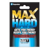 MaxHard Cápsulas de Realce 2-Pack