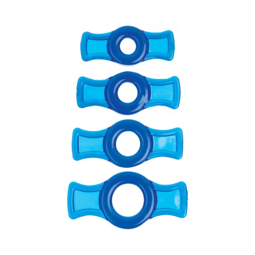 Conjunto de Anillos para el Pene TitanMen Azul