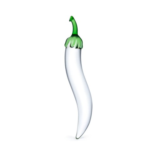 Glas 8.25 inch Glass Naturals Chili Pepper Dildo