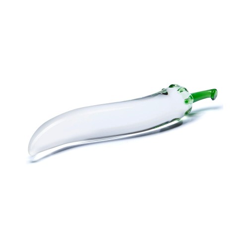 Glas 8.25 inch Glass Naturals Chili Pepper Dildo