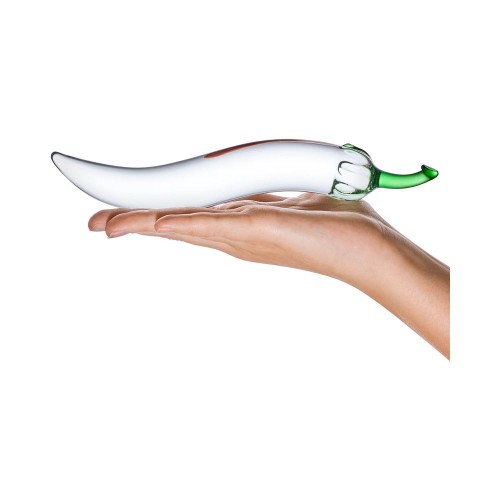 Glas 8.25 inch Glass Naturals Chili Pepper Dildo