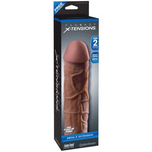 Extensión Mega 2 in. de Pipedream Fantasy Marrón