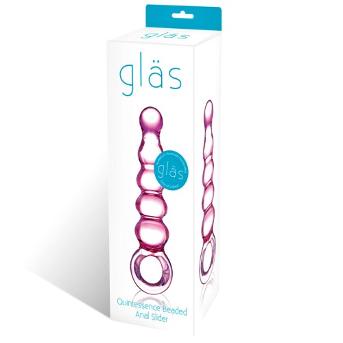 Glas Beaded Anal Slider Glass Dildo for Ultimate Pleasure
