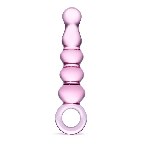 Glas Beaded Anal Slider Glass Dildo for Ultimate Pleasure