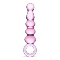 Glas Beaded Anal Slider Glass Dildo for Ultimate Pleasure