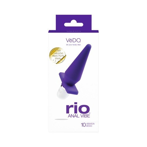VeDO Rio Vibrador Anal Indigo