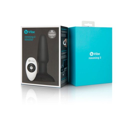 b-Vibe Rimming Plug 2 con Control Remoto