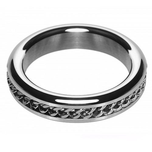 M2M Chrome C-Ring with Chain Design 1.75in