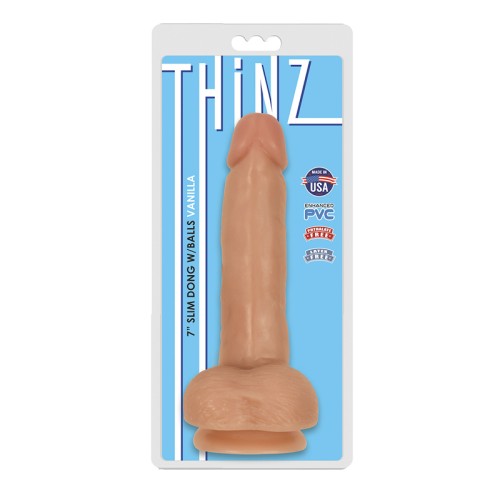 Curve Toys Slim Dildo with Suction Cup