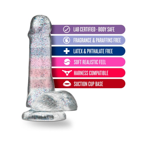 Naturally Yours 6 Inch Glitter Cock for Pleasure
