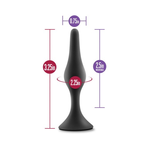 Luxe Beginner Small Black Anal Plug