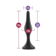 Luxe Beginner Small Black Anal Plug