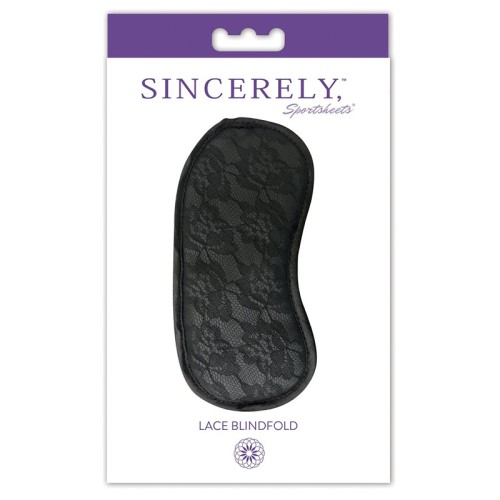 Antifaz de Encaje Sincerely Sportsheets Negro