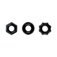 Anillos para el Pene Renegade Chubbies 3-Pack Negros