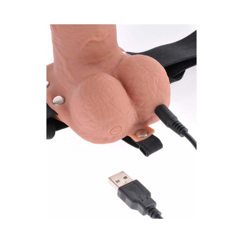 Fetish Fantasy 7 in. Strap-On Vibrador Hueco