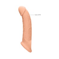 RealRock Extensor de Pene Realista de 9 Pulgadas - Beige