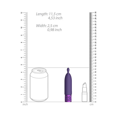 Vibrador Bullet Royal Gems Twinkle de Silicona con Orejas