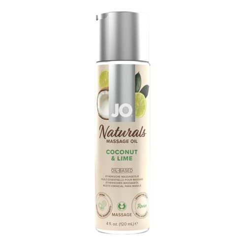 Aceite de Masaje Naturales JO Coco & Lima 4 oz.