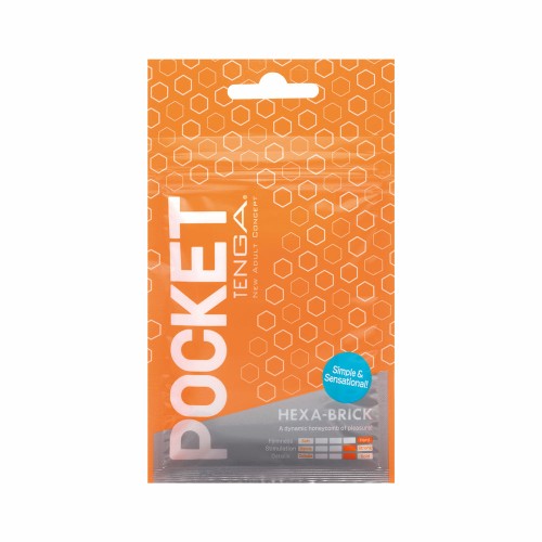 Tenga Sleeve de Masturbación Pocket Hexa Brick