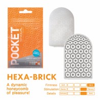 Tenga Sleeve de Masturbación Pocket Hexa Brick