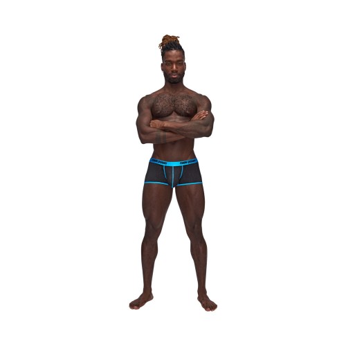 Male Power Casanova Uplift Mini Short Black M