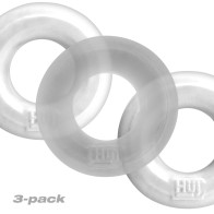 Hunkyjunk HUJ3 C-Ring 3-Pack for Enhanced Pleasure