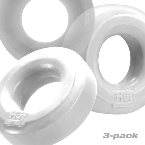 Hunkyjunk HUJ3 C-Ring 3-Pack for Enhanced Pleasure
