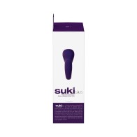 Vibrador Doble de Sonic Recargable VeDO Suki Plus Púrpura Oscuro
